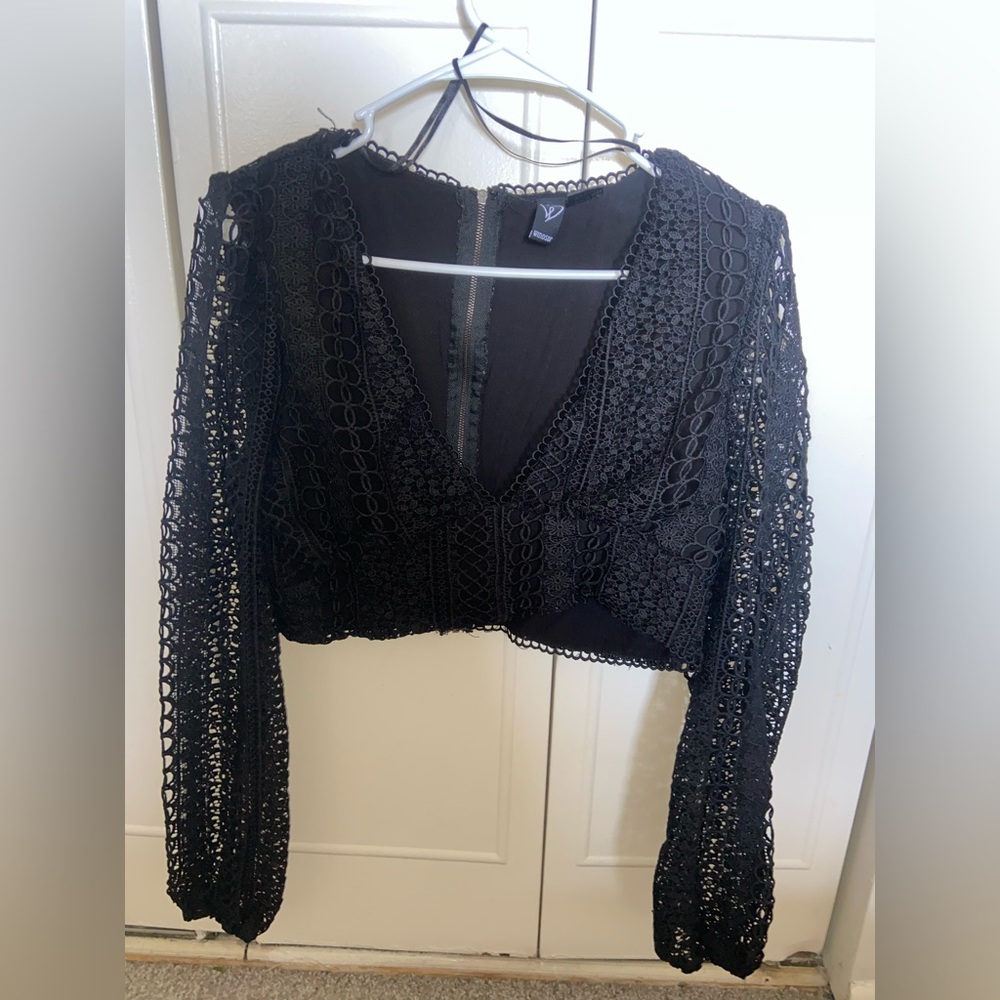Windsor deep v-neck top